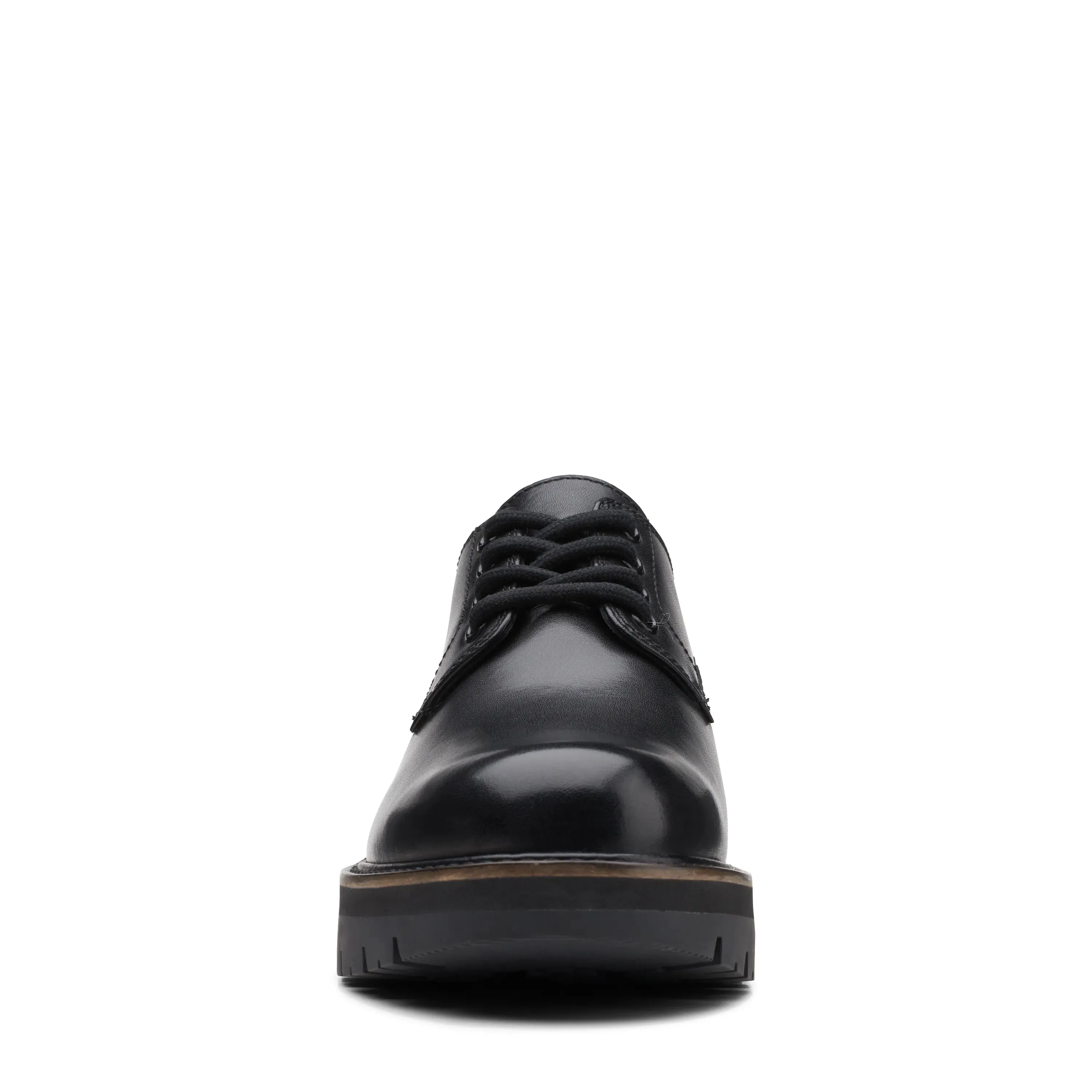 Women's Black Orianna Derby Shoes