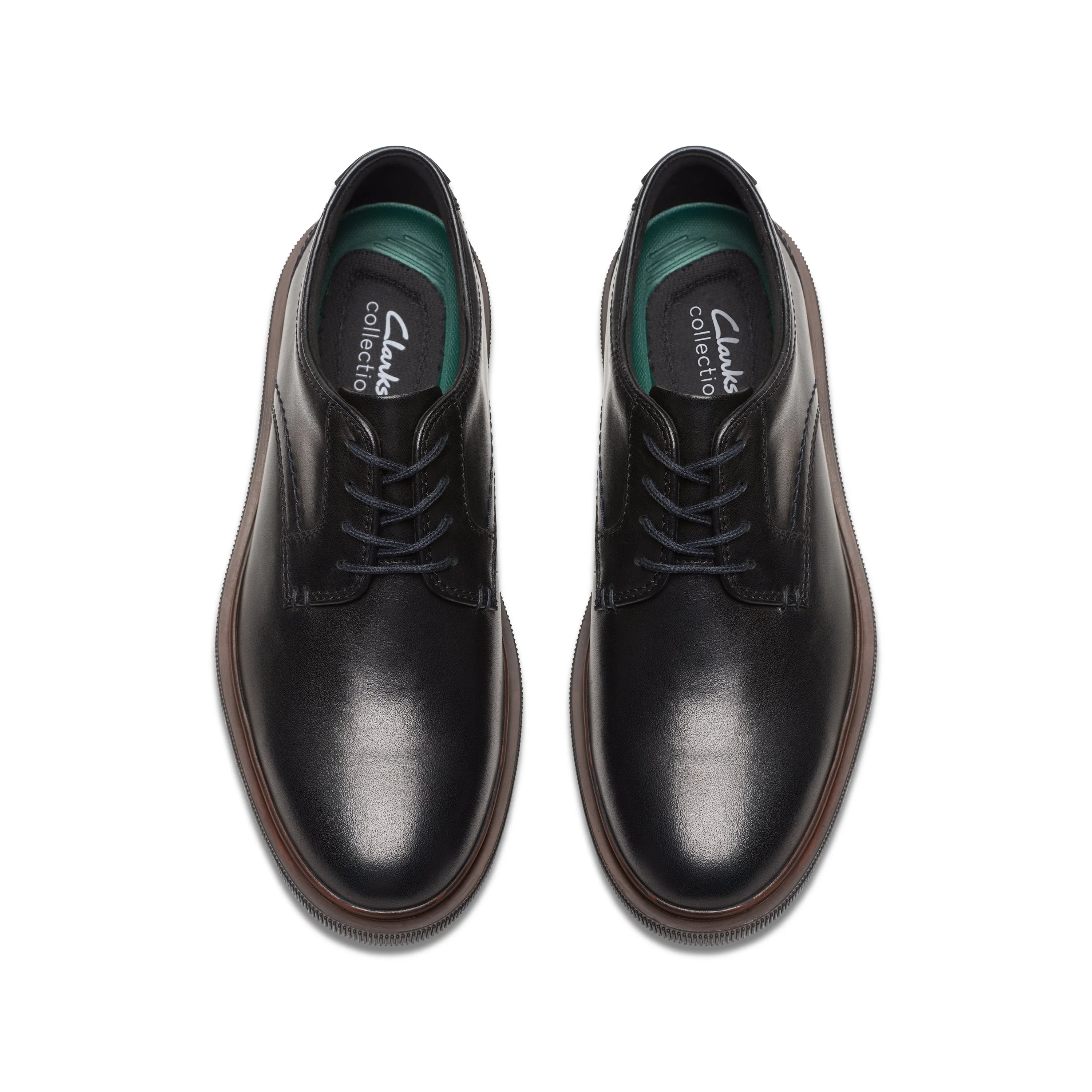 Clarks Burchill Derby Black