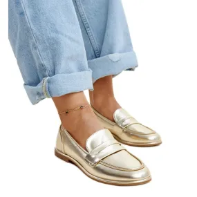 Golden classic Nasia moccasins