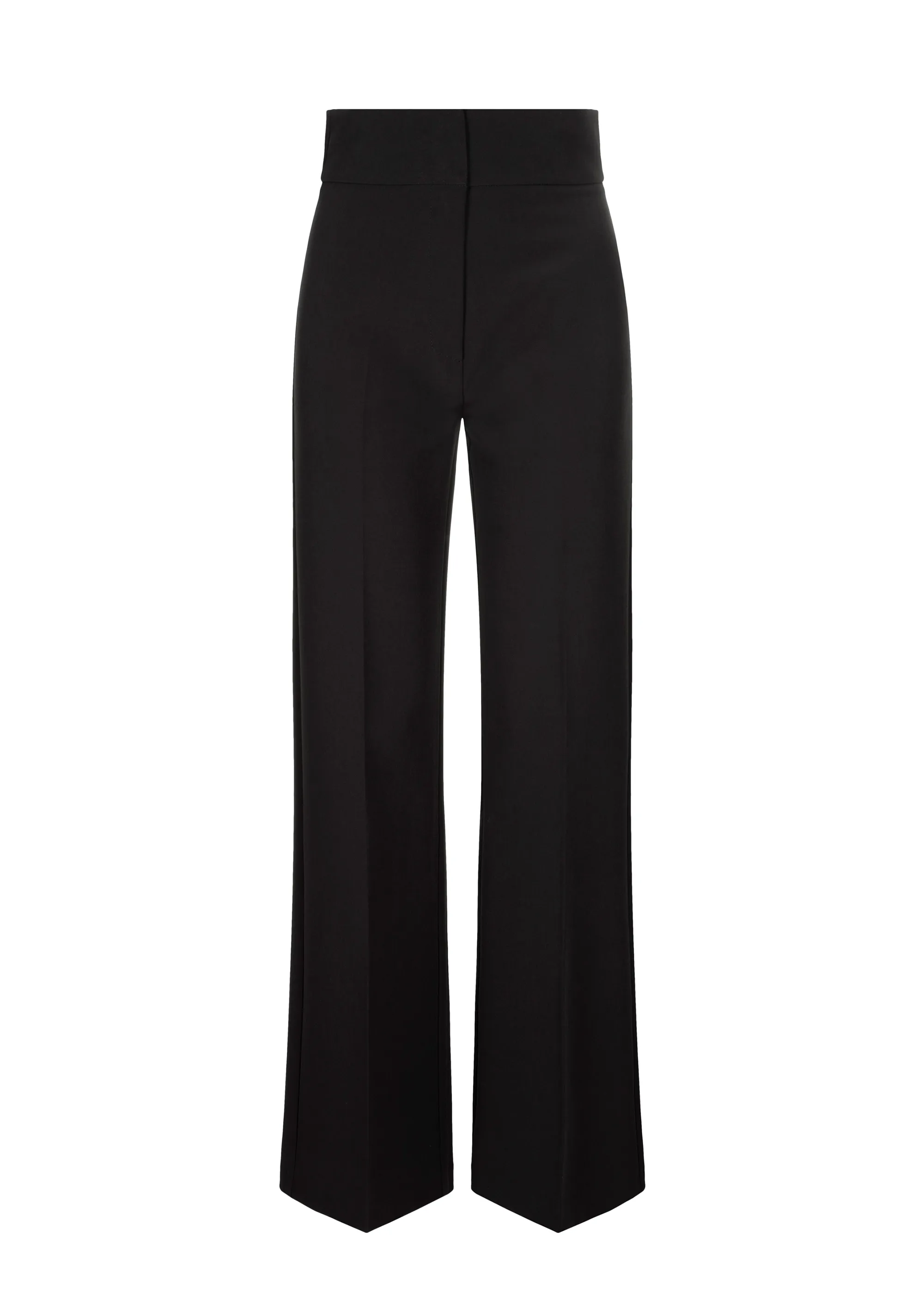 Classic wide-leg trousers CORINO in BLACK