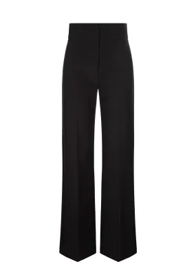 Classic wide-leg trousers CORINO in BLACK