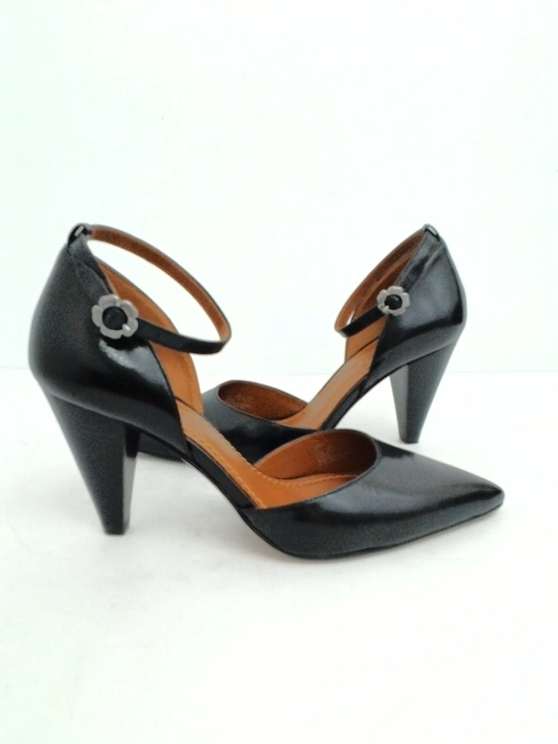 Coach Women's Black Leather Heels Size 6.5 B