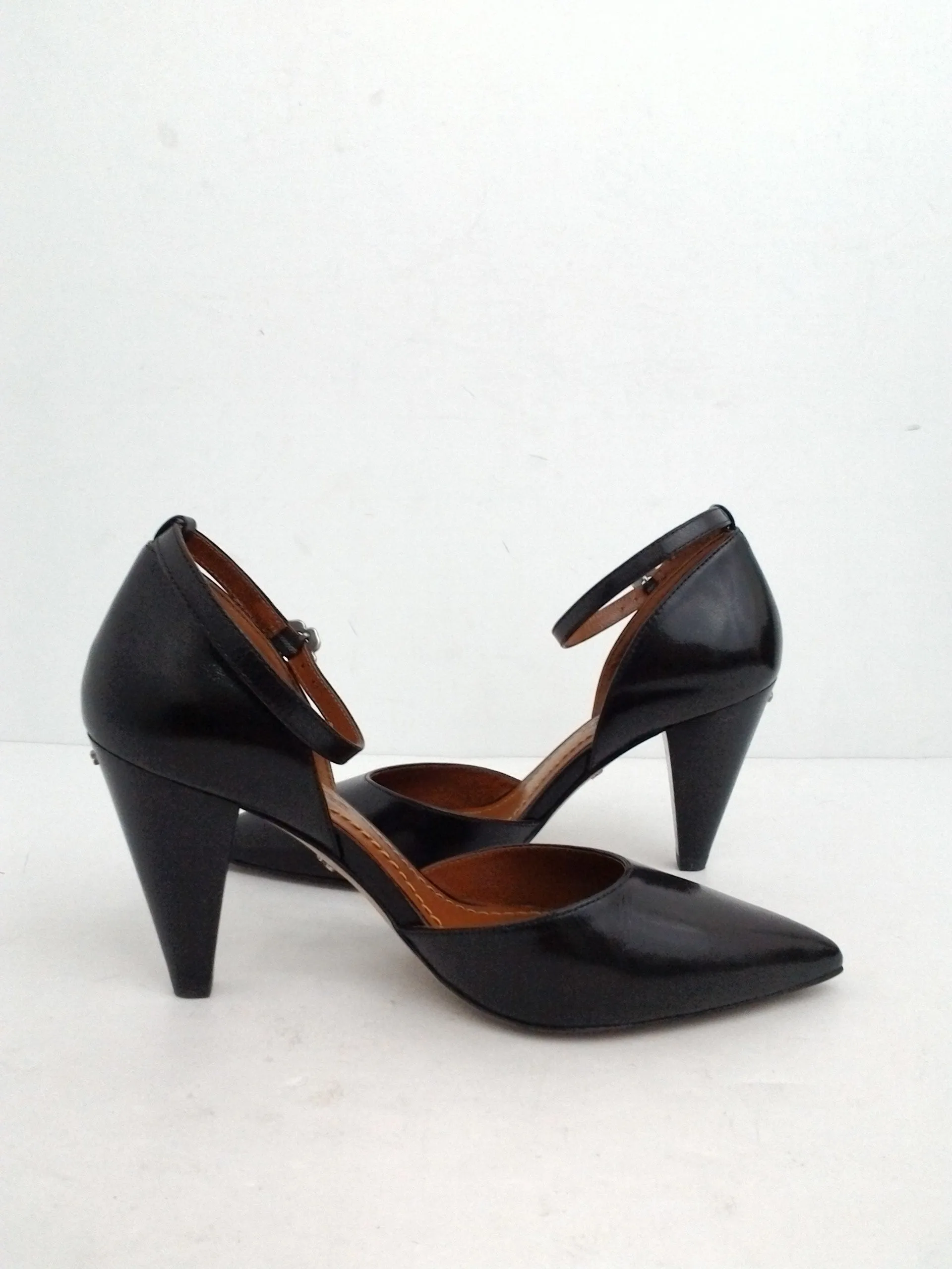 Coach Women's Black Leather Heels Size 6.5 B