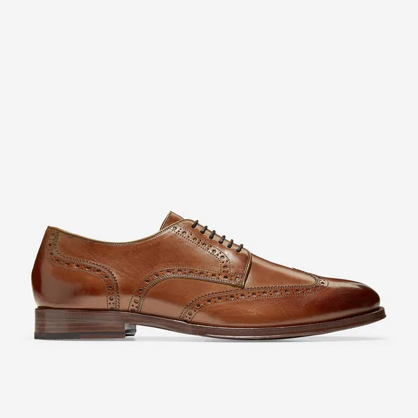 Cole Haan Gramercy Derby Wingtip Oxford British Tan