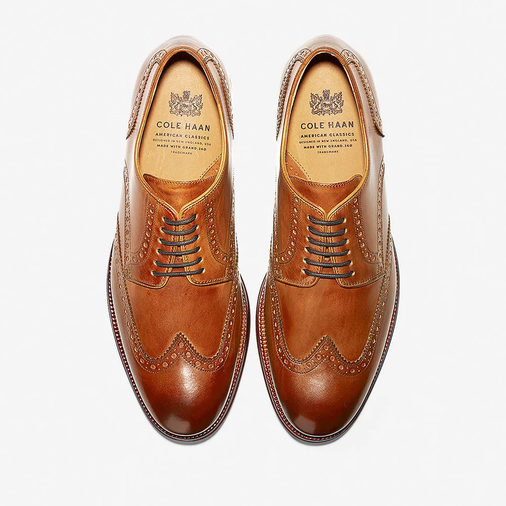 Cole Haan Gramercy Derby Wingtip Oxford British Tan