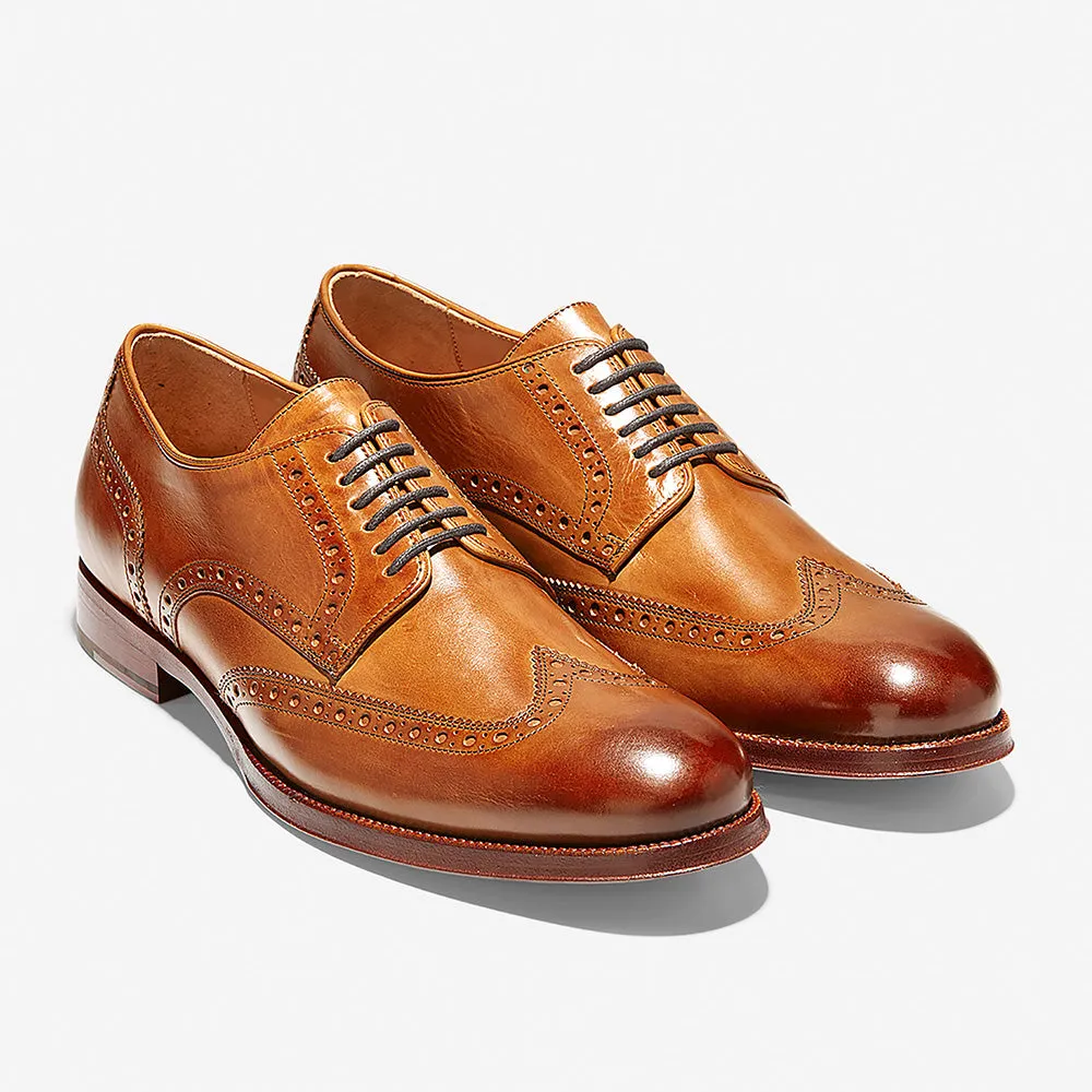 Cole Haan Gramercy Derby Wingtip Oxford British Tan