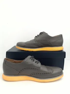 Cole Haan Men's Original Grand Wingtip Oxfords Gray Size 11 Medium.