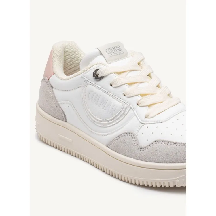 White Donna Bianco Sneakers by COLMAR