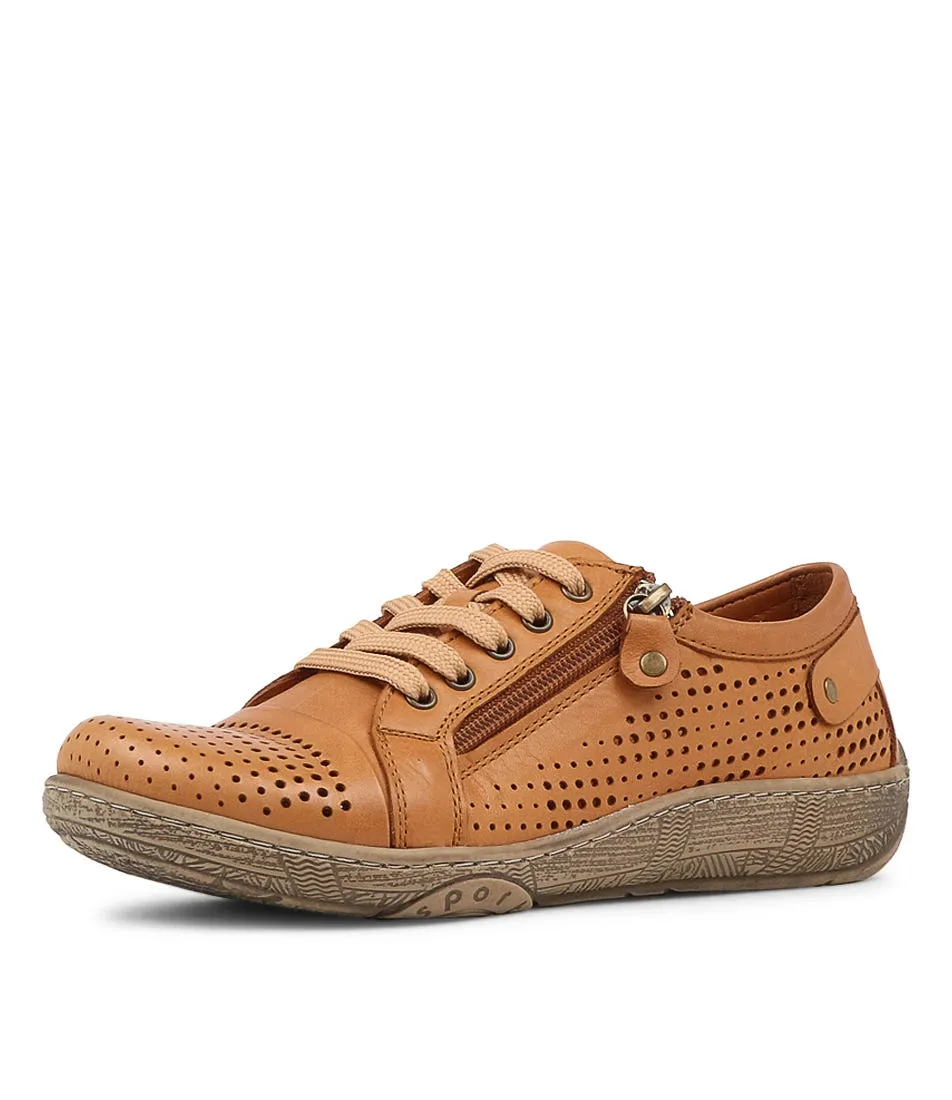 COLORADO Nyx Tan Leather Sneakers