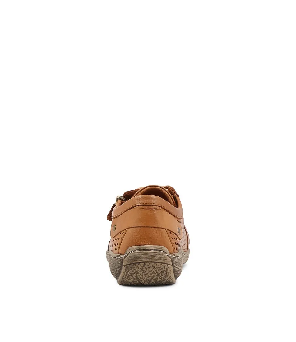 COLORADO Nyx Tan Leather Sneakers