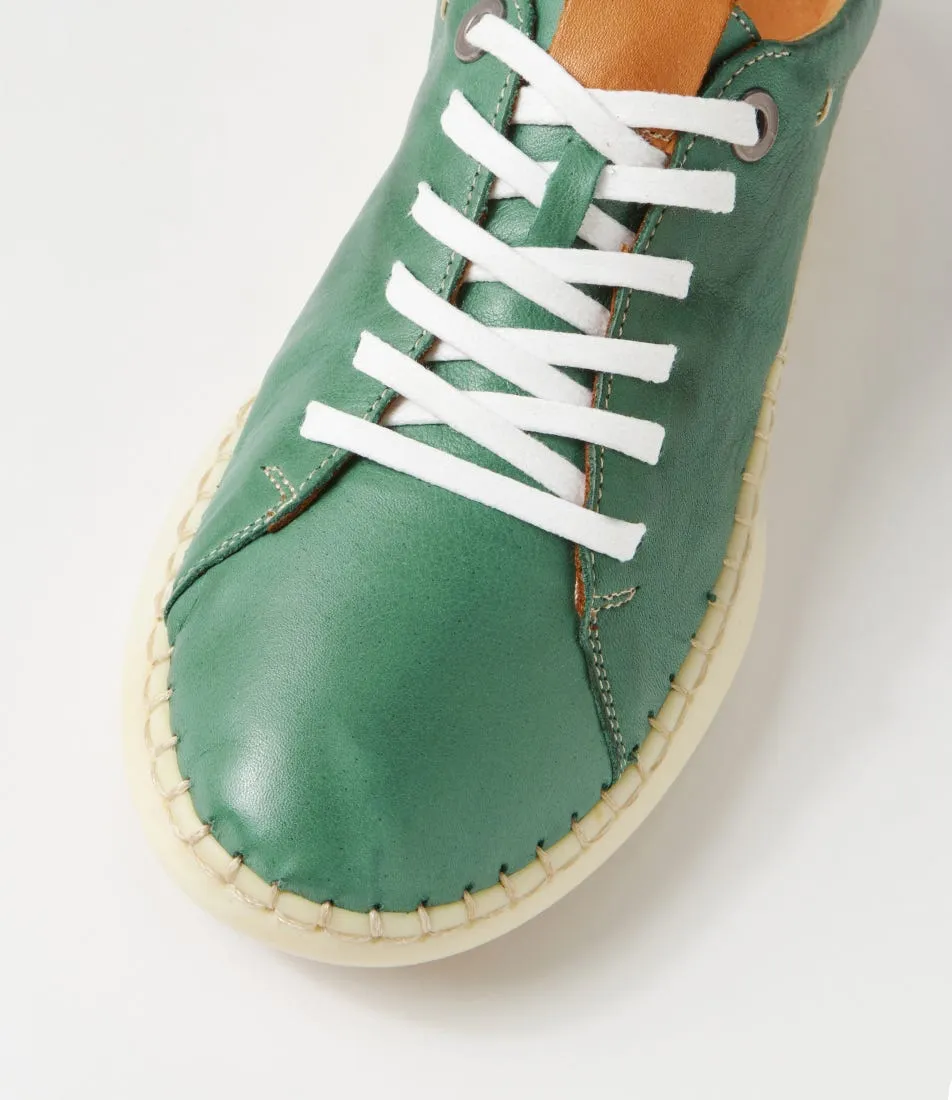 COLORADO Peel Emerald Leather Sneakers