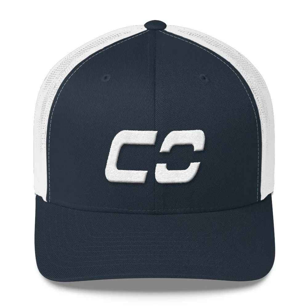 Colorado Trucker Cap with White Embroidery - CO - Various Hat Colors