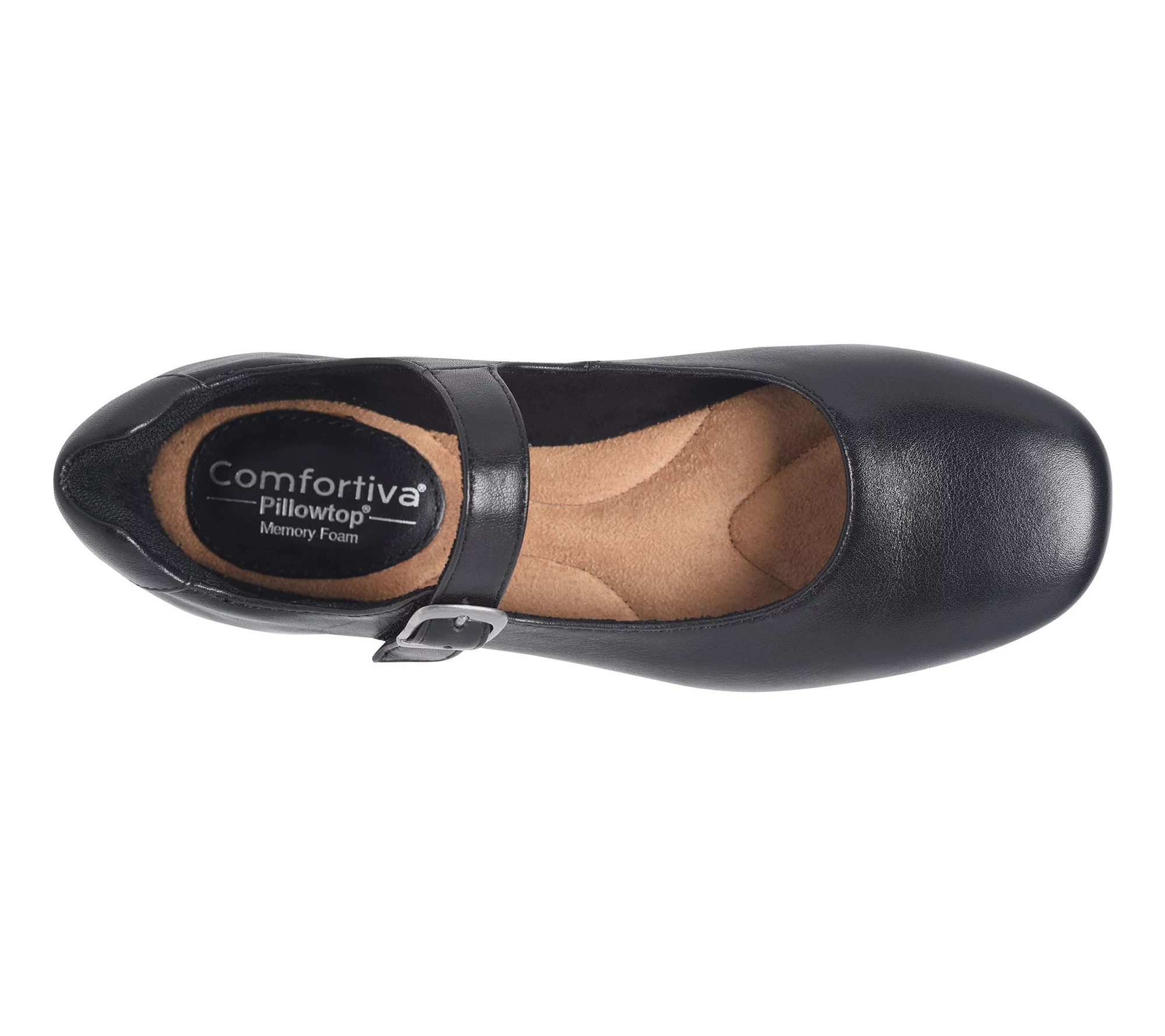 Comfortiva Leather Mary Jane Flat - Kaylee