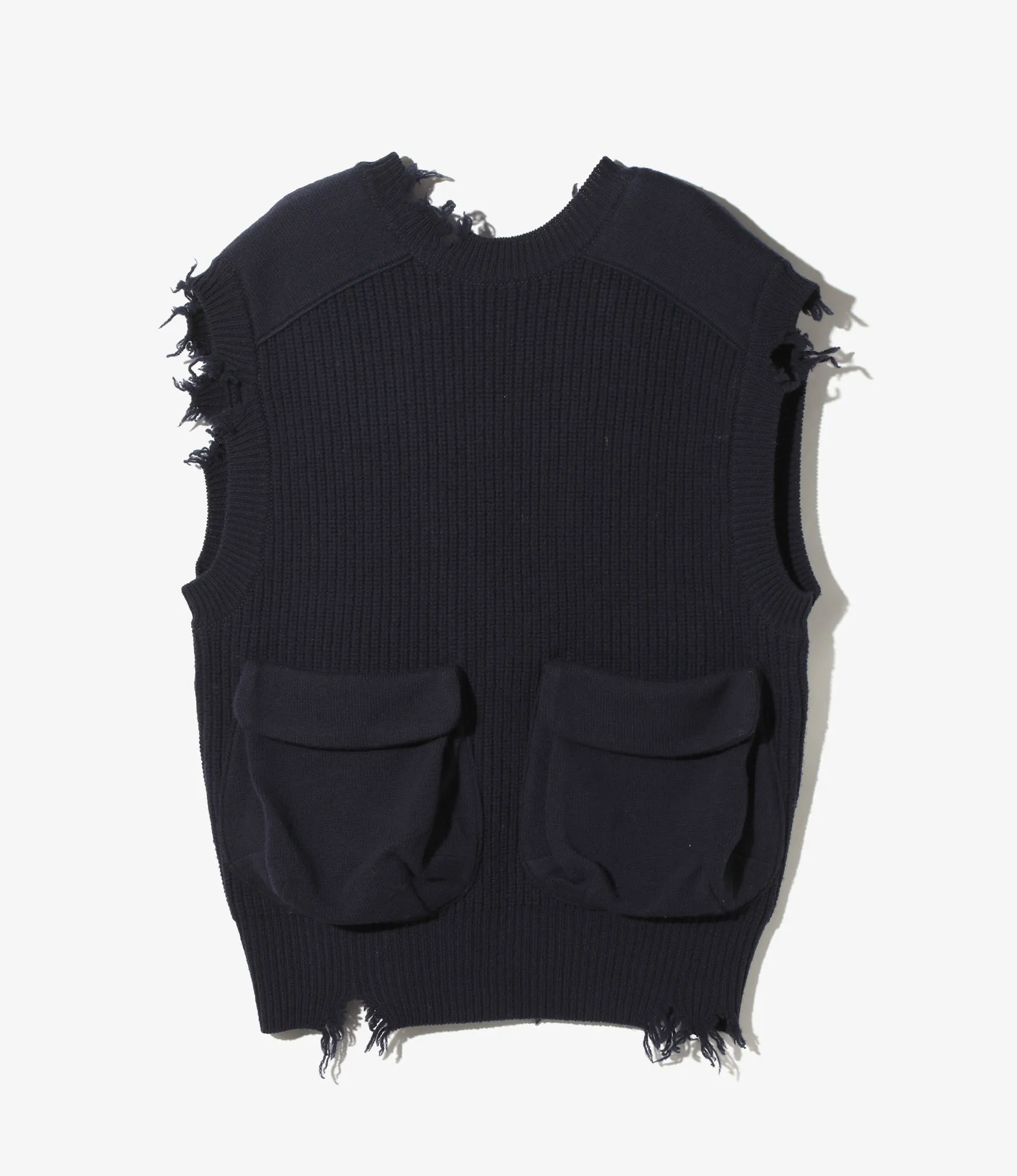 Commando Knit Vest –Navy