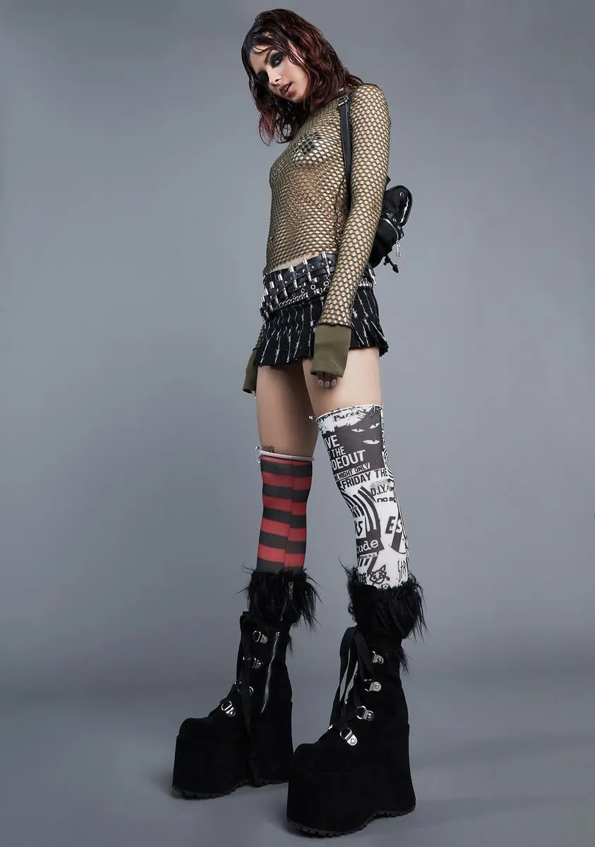 Conflicted Galore Platform Boots-