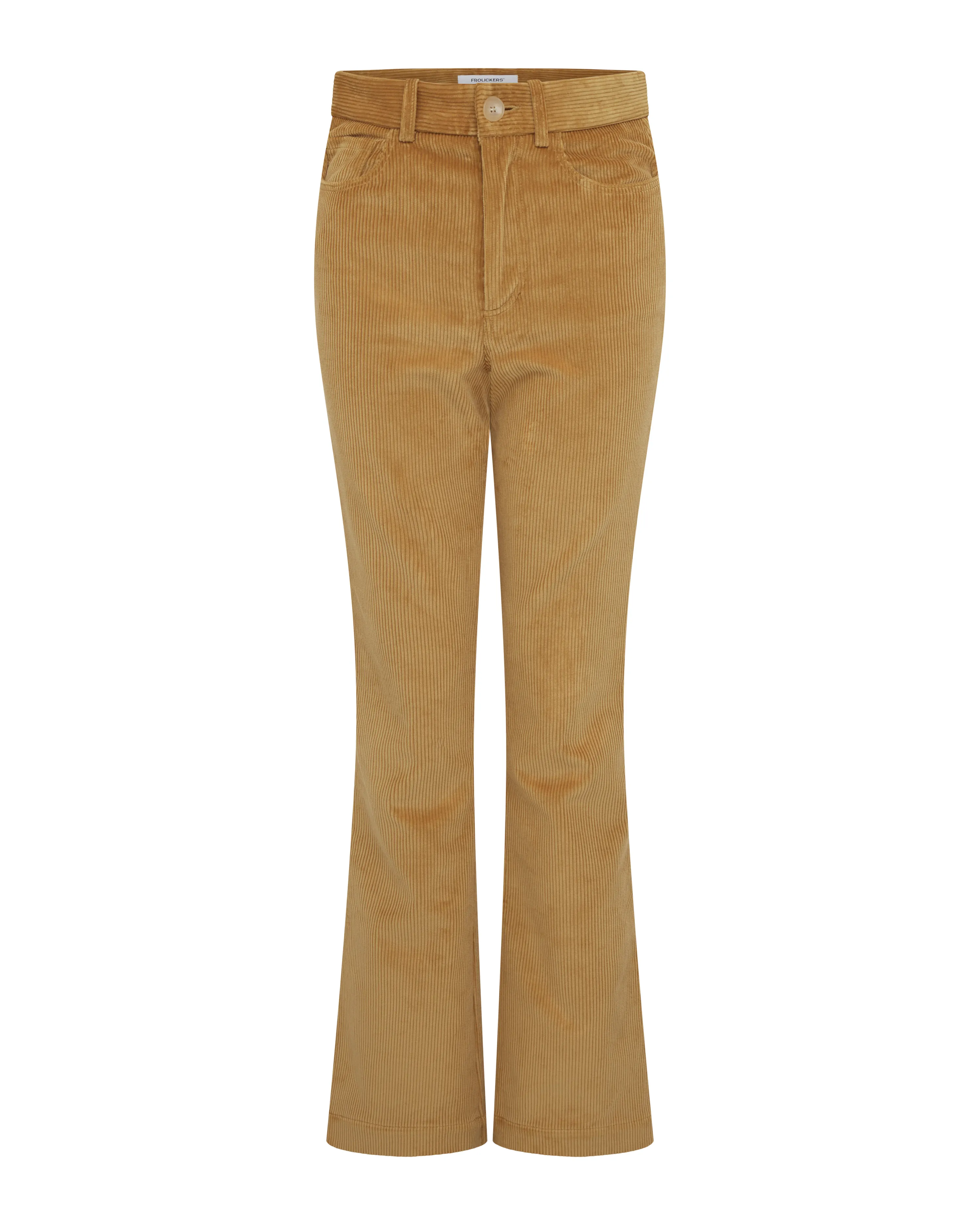 Corduroy Flare Trousers | Honey