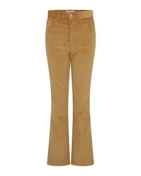 Corduroy Flare Trousers | Honey