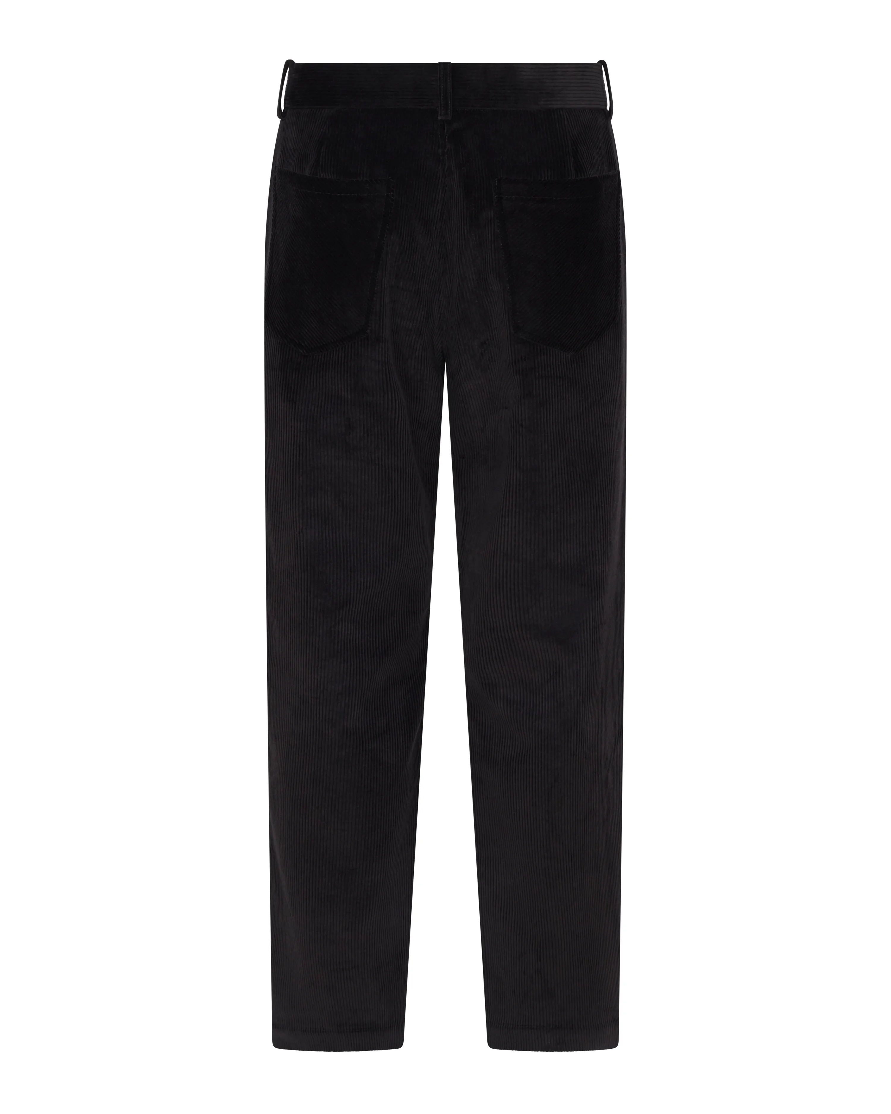 Corduroy Relax Trousers | Black