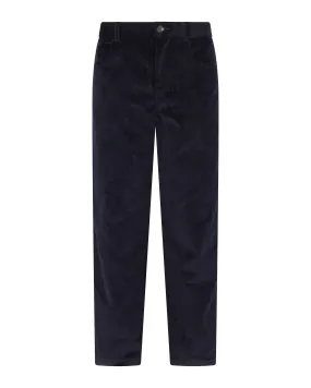 Corduroy Relax Trousers | Navy