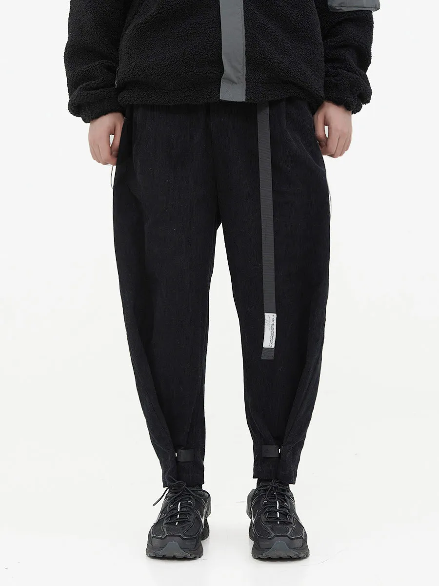 Corduroy Tapered Adjustable Trousers