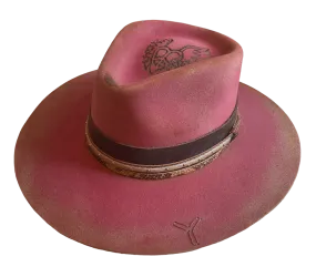 Corral Pink Felt Hat for Women