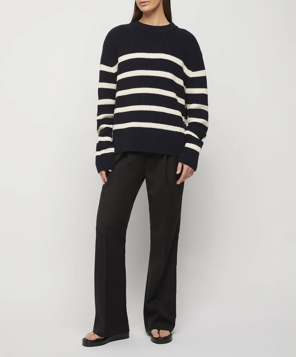 Cotton Striped Knit