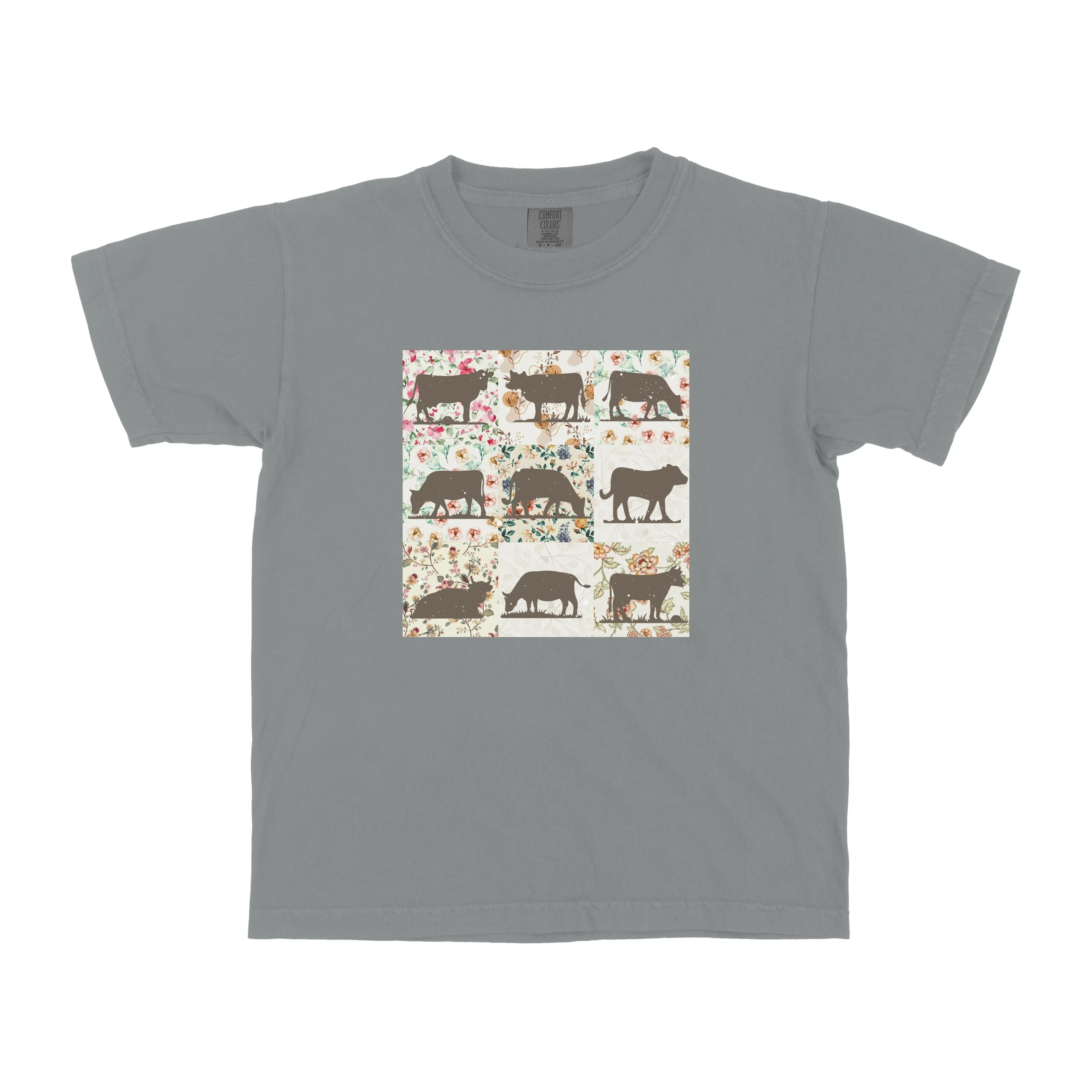 COW PATTERN YOUTH SHIRT