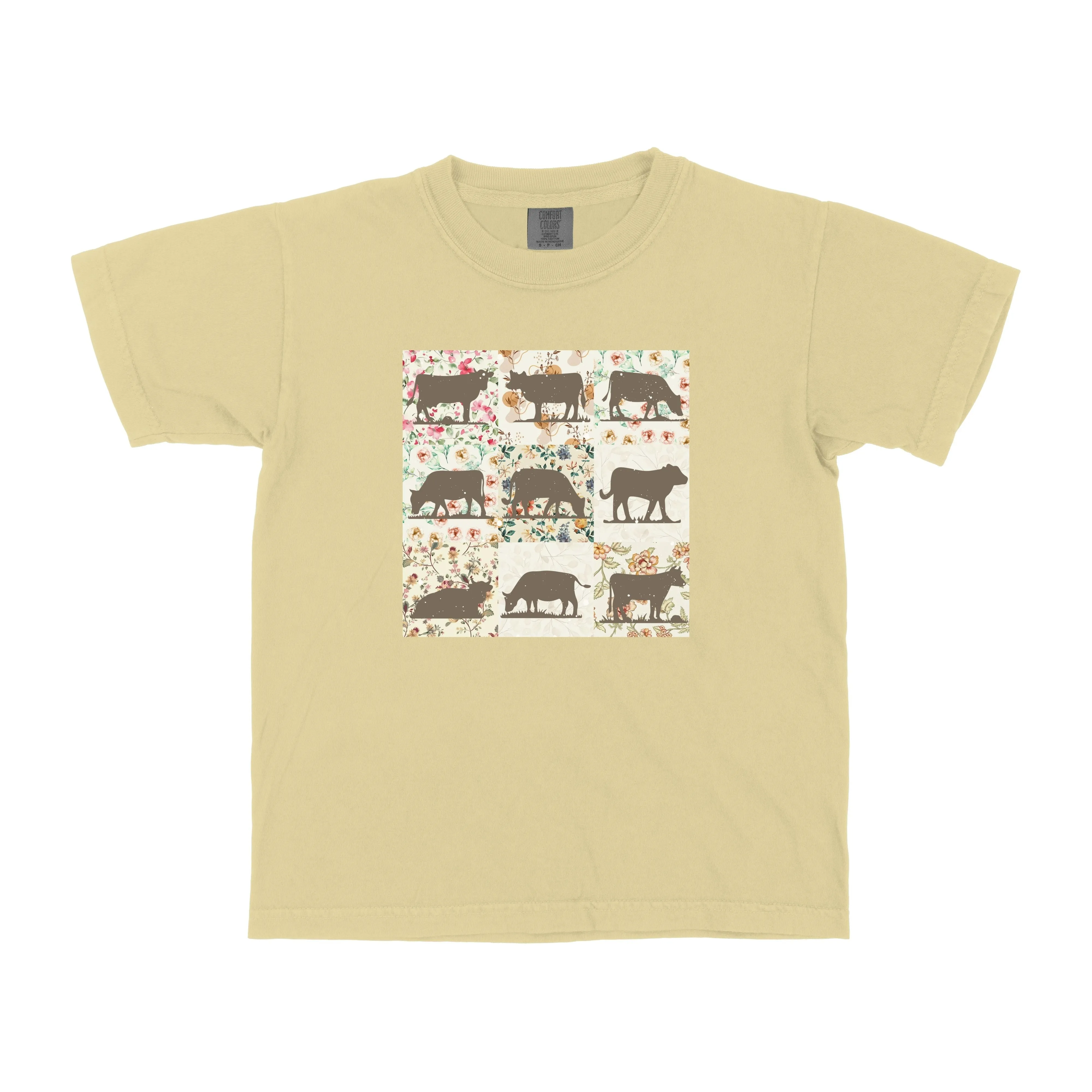 COW PATTERN YOUTH SHIRT