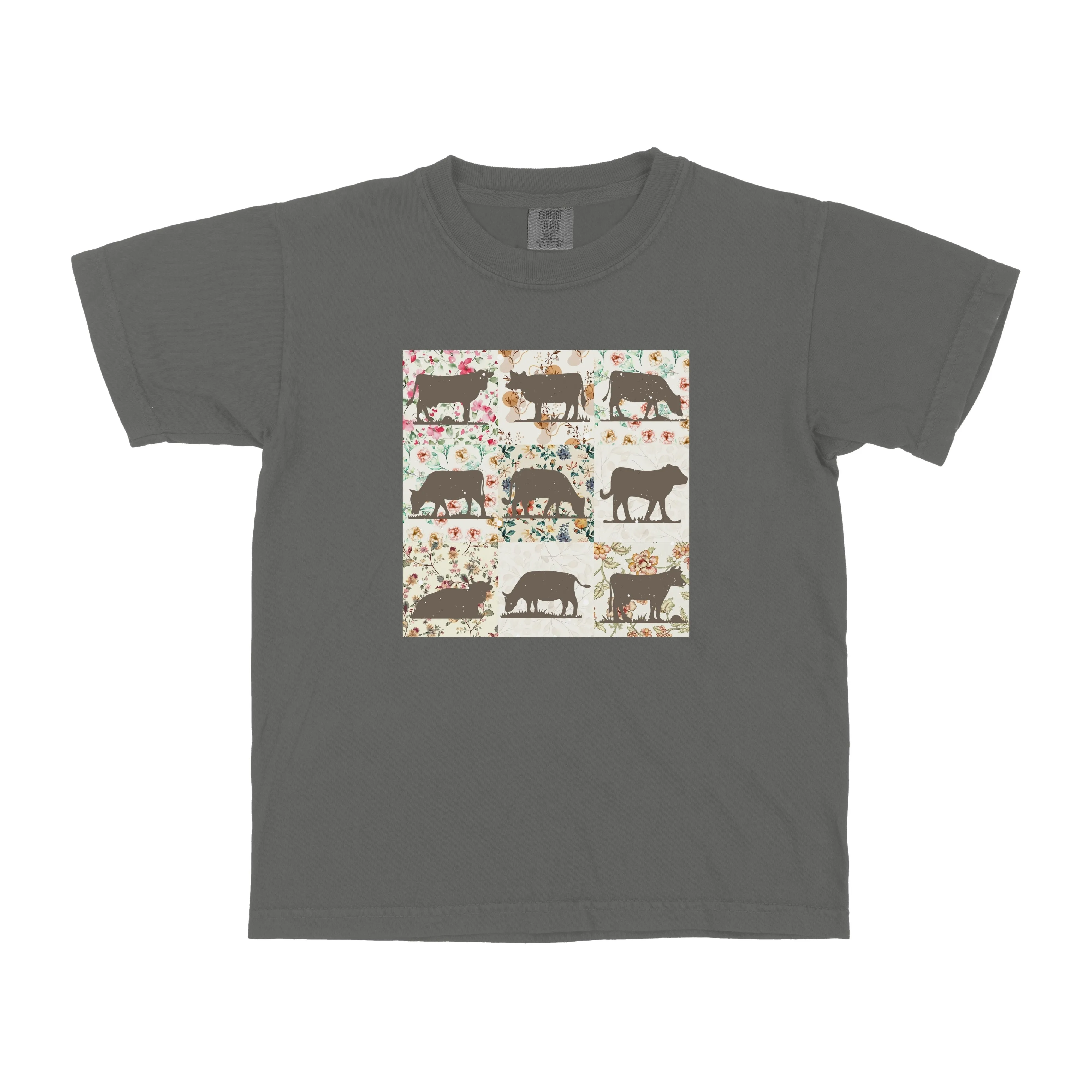 COW PATTERN YOUTH SHIRT