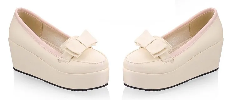 Cream Bow Ballet Flats