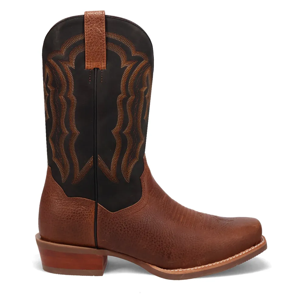 Creed Embroidered Square Toe Cowboy Boots