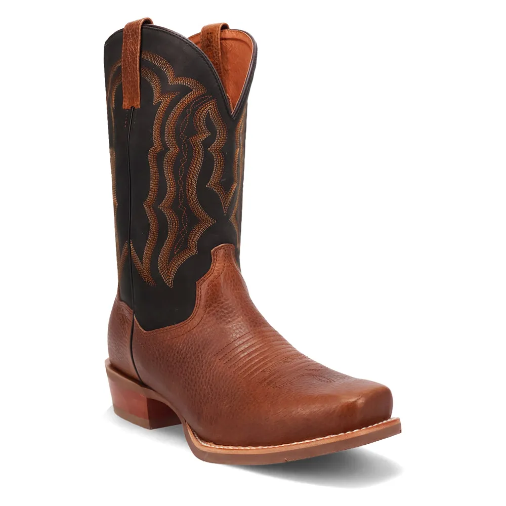 Creed Embroidered Square Toe Cowboy Boots