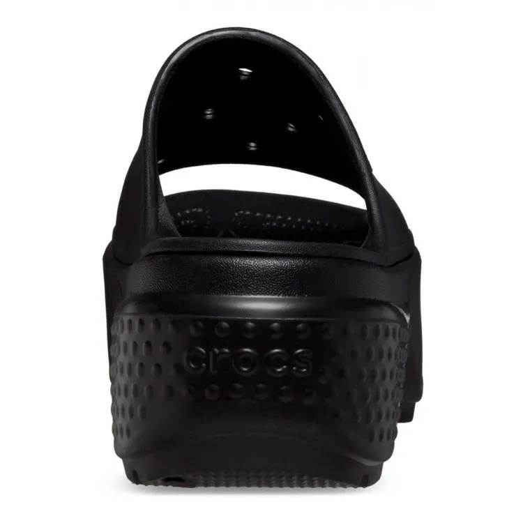 Crocs Classic Platform Stomp Slide in Black