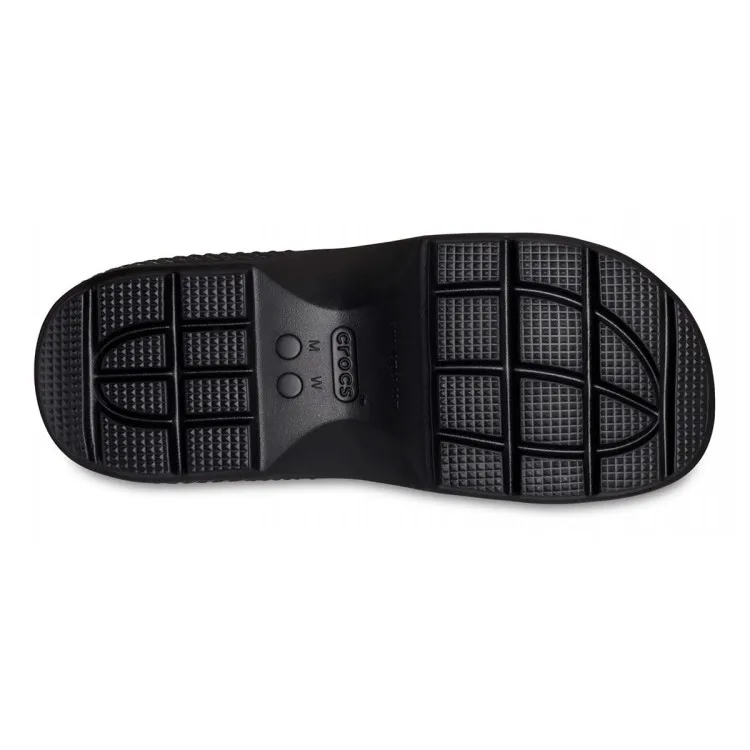 Crocs Classic Platform Stomp Slide in Black