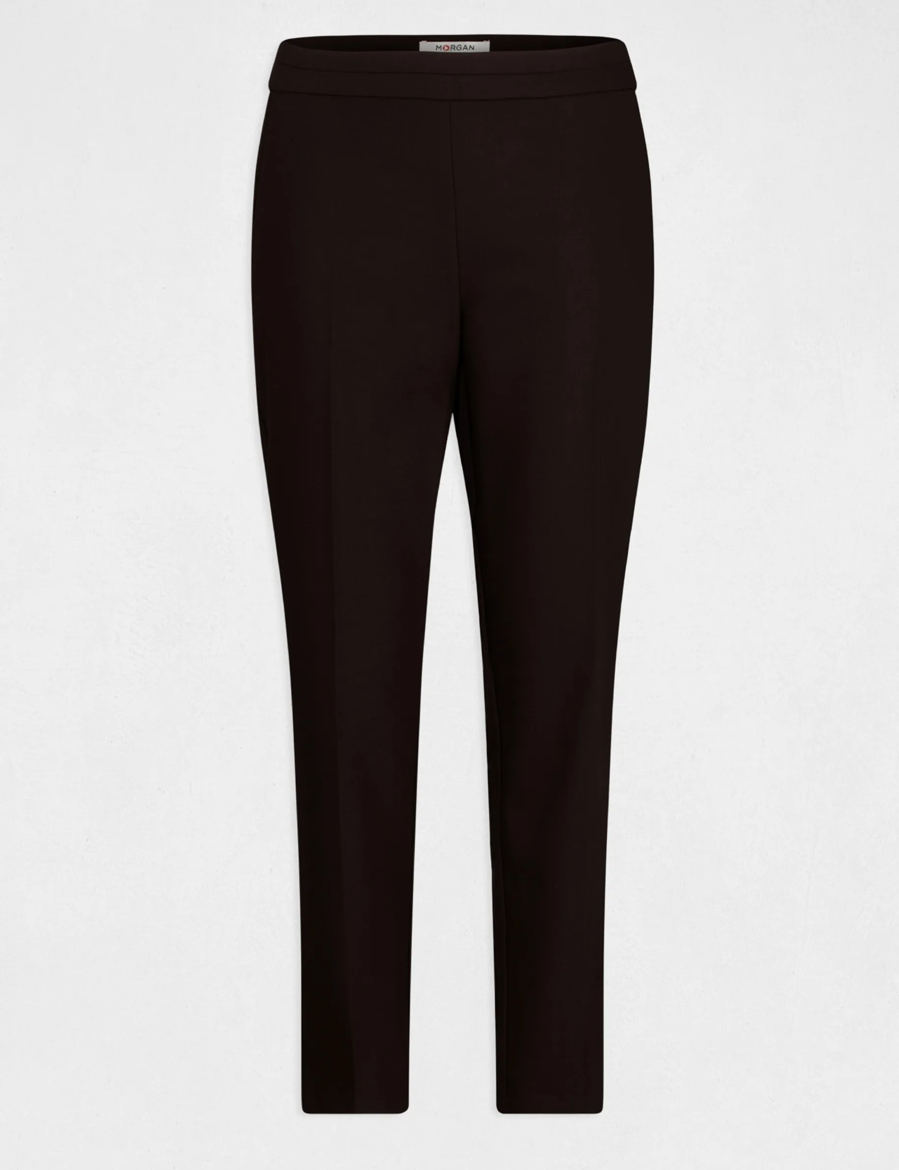 Cropped cigarette trousers black women