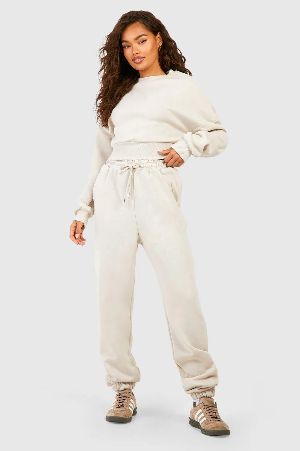 Cropped Sweatshirt Tracksuit