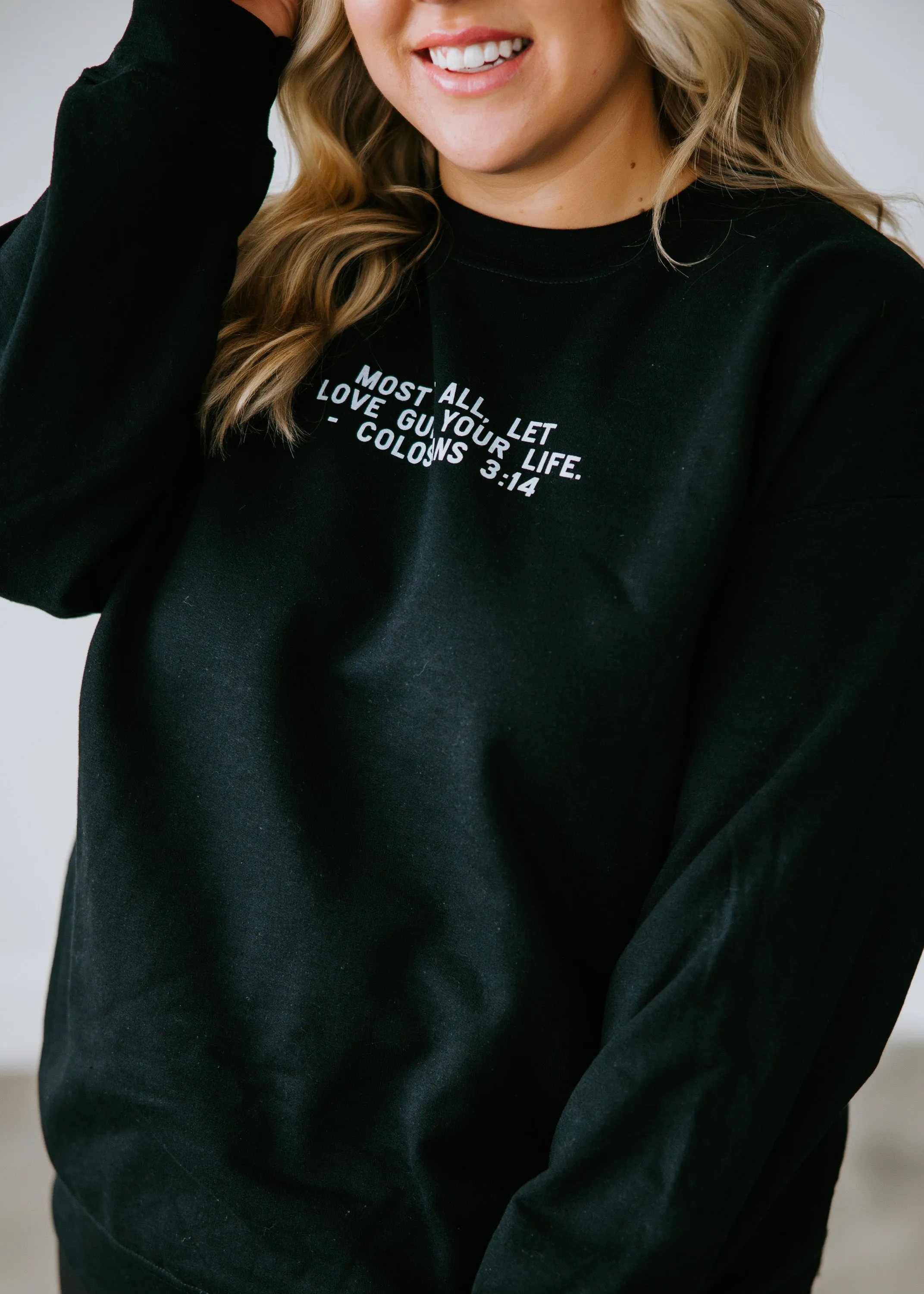 Curvy Let Love Guide You Sweatshirt