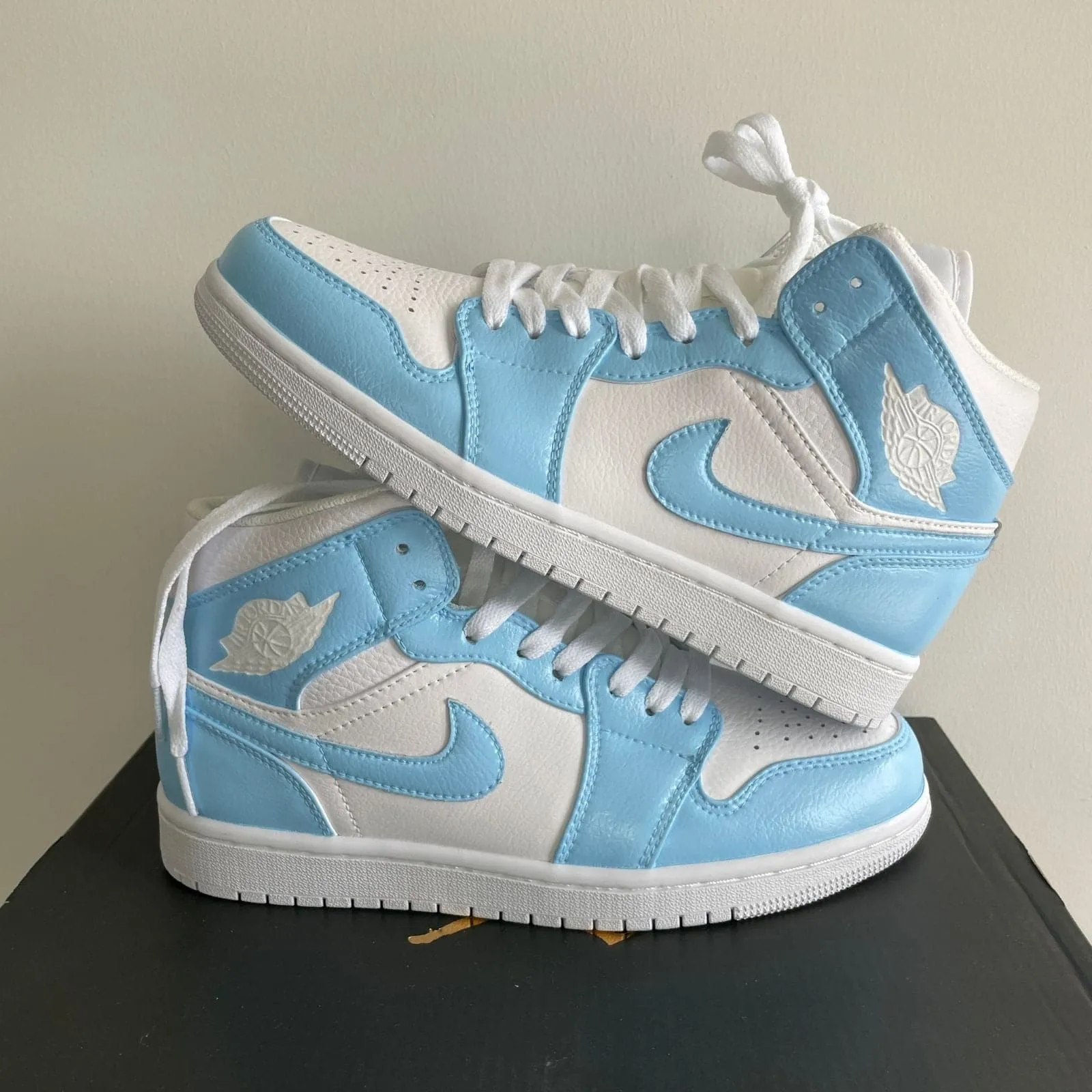 Custom Air Jordan 1 Mid Sneakers