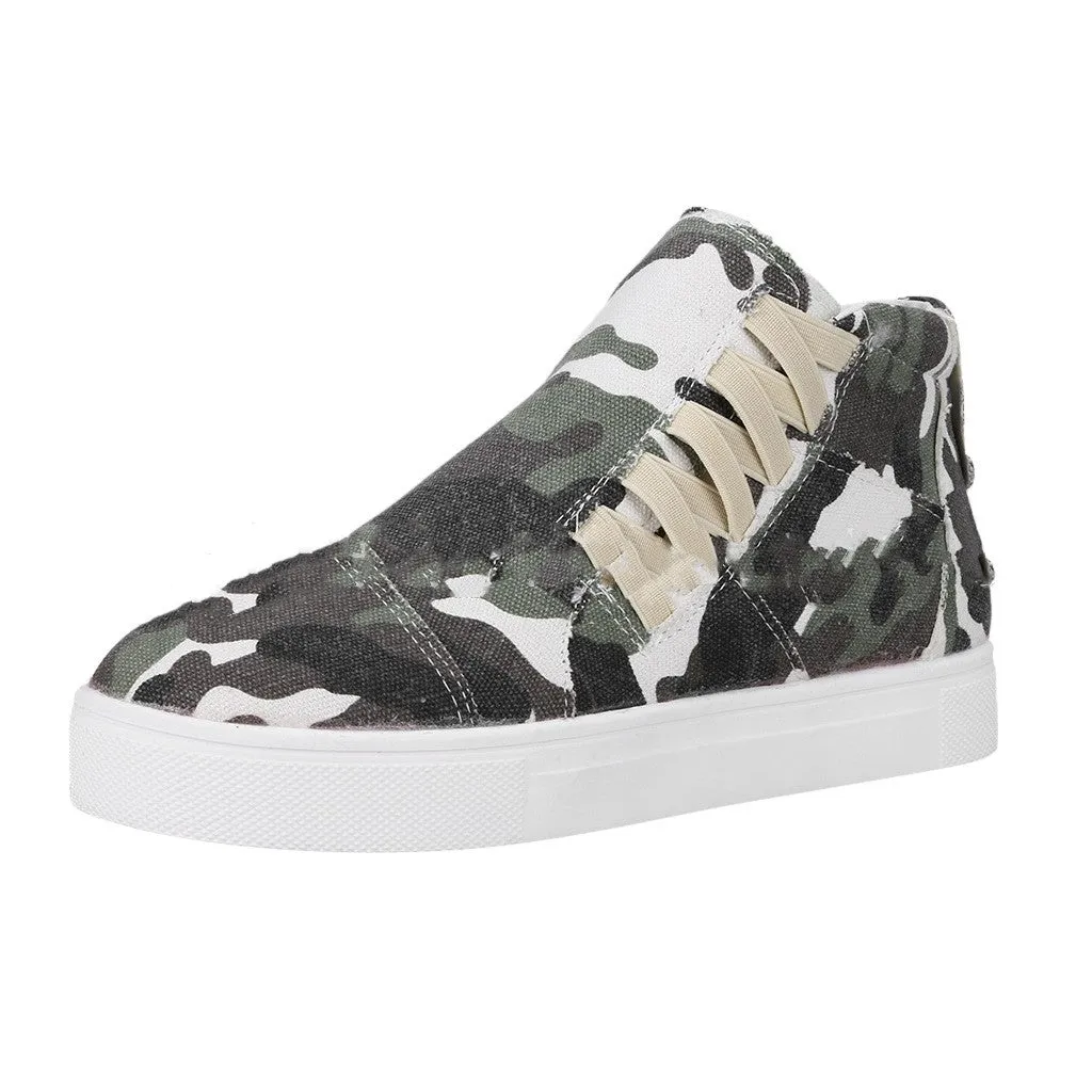 Daily High Top Stylish Flat Sneakers