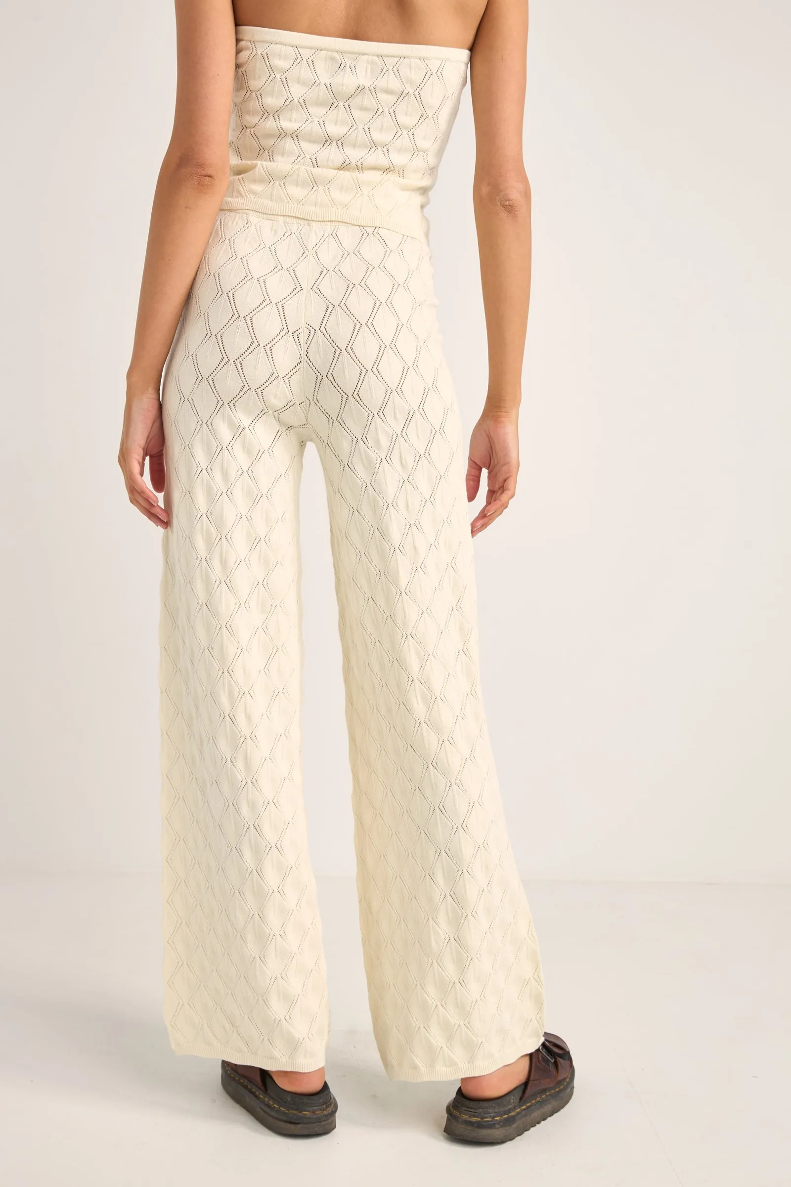 Daisy Knit Pant Cream