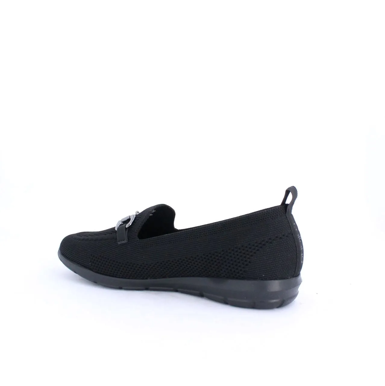 DANIA KNIT MOCCASINS - KBLACK