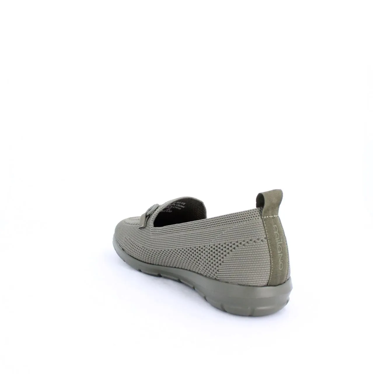 DANIA KNIT MOCCASINS - KHAKI