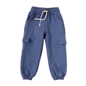 Denim Cargo Joggers