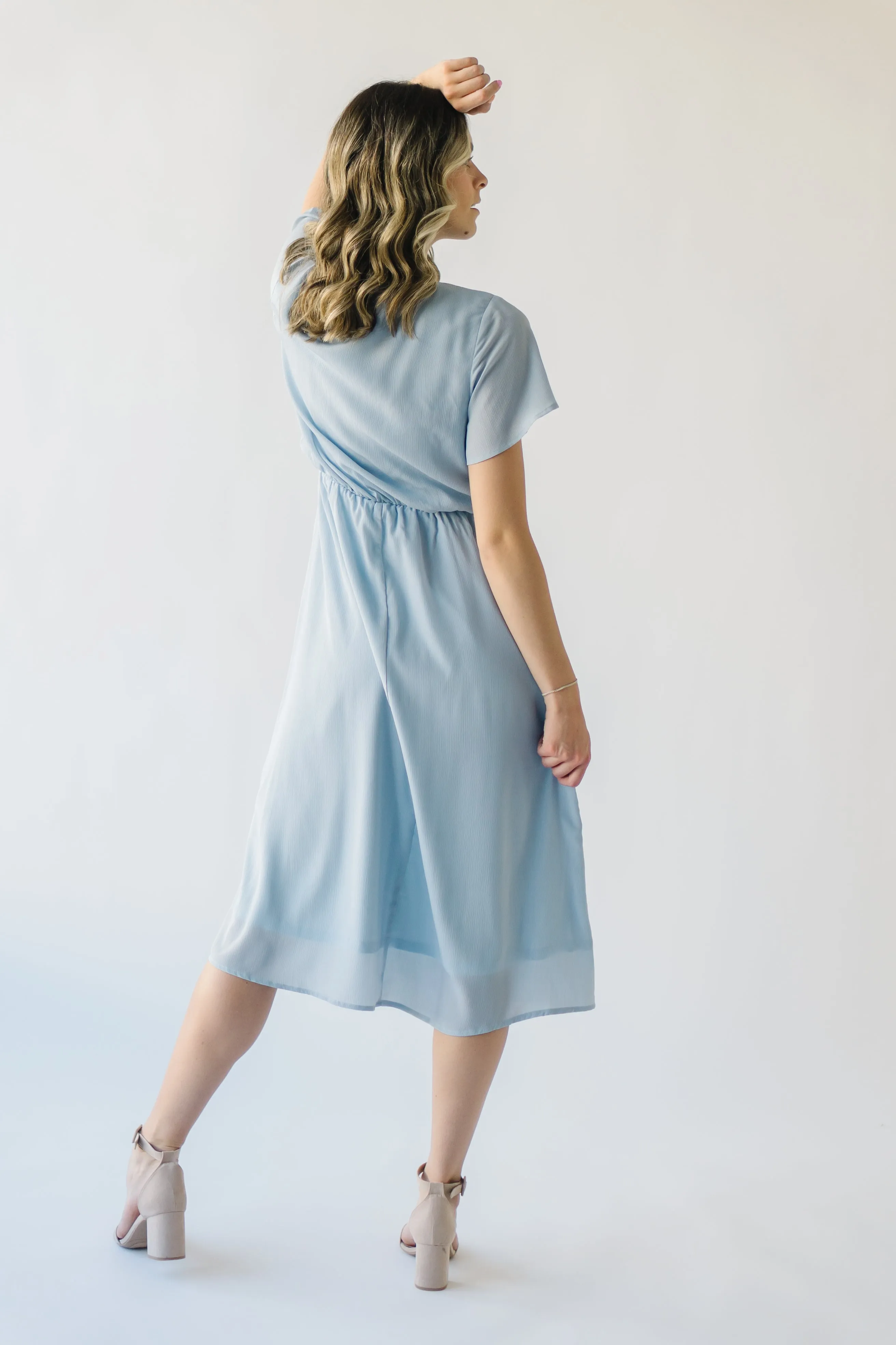 Derby Race Day Dusty Blue Dress