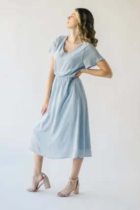 Derby Race Day Dusty Blue Dress