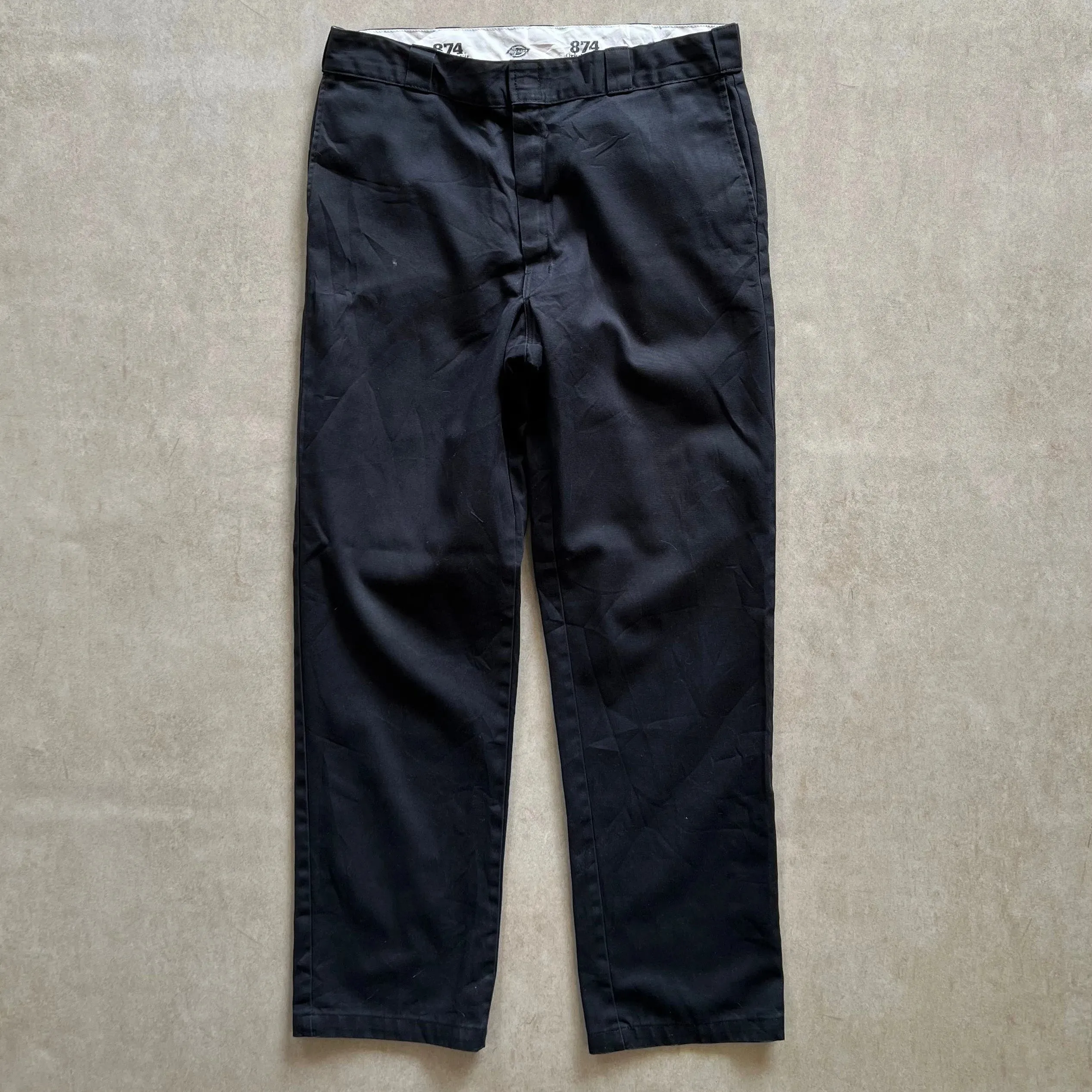 Dickies Black 874 Original Fit Trousers - 36in