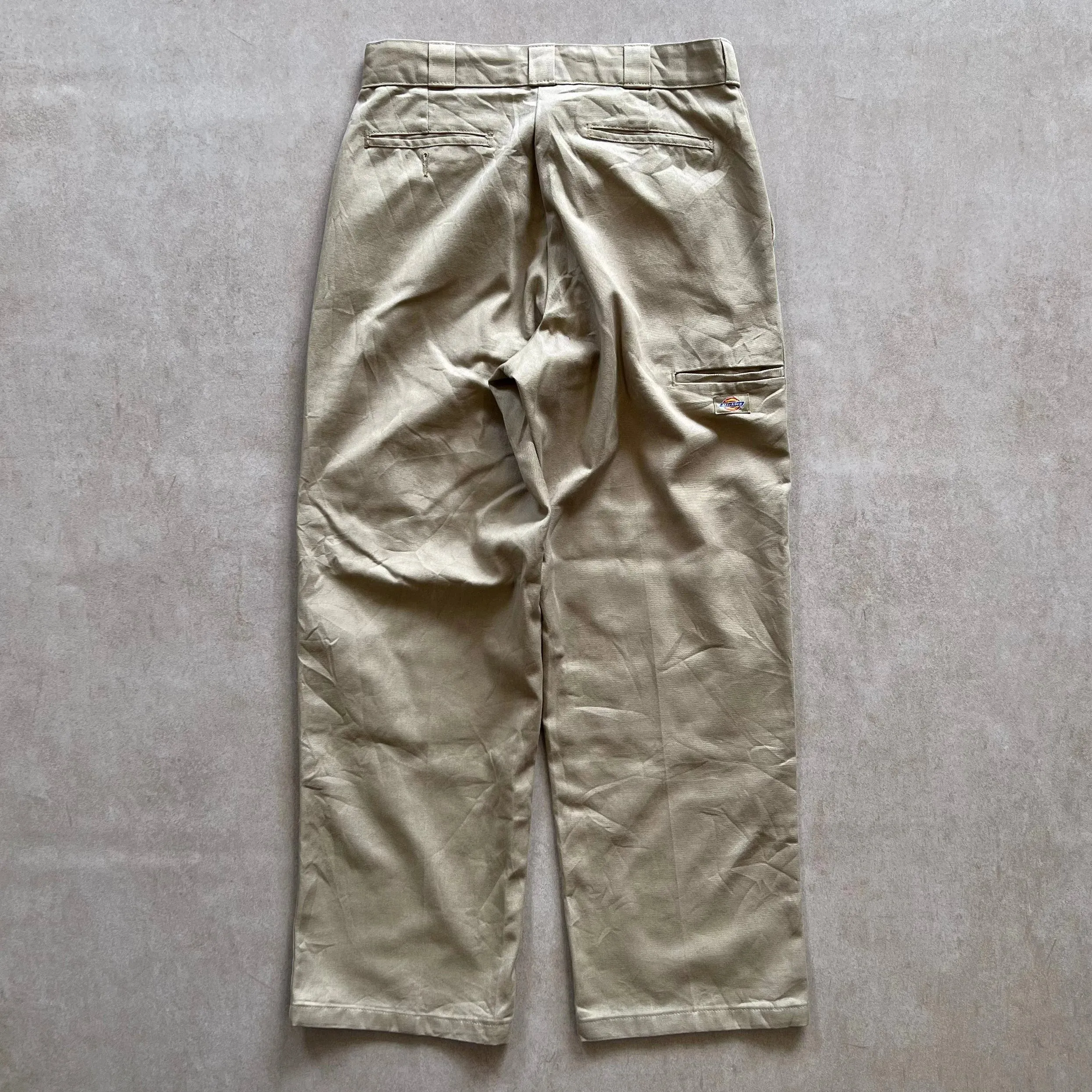 Dickies Double Knee Khaki Trousers - 34in