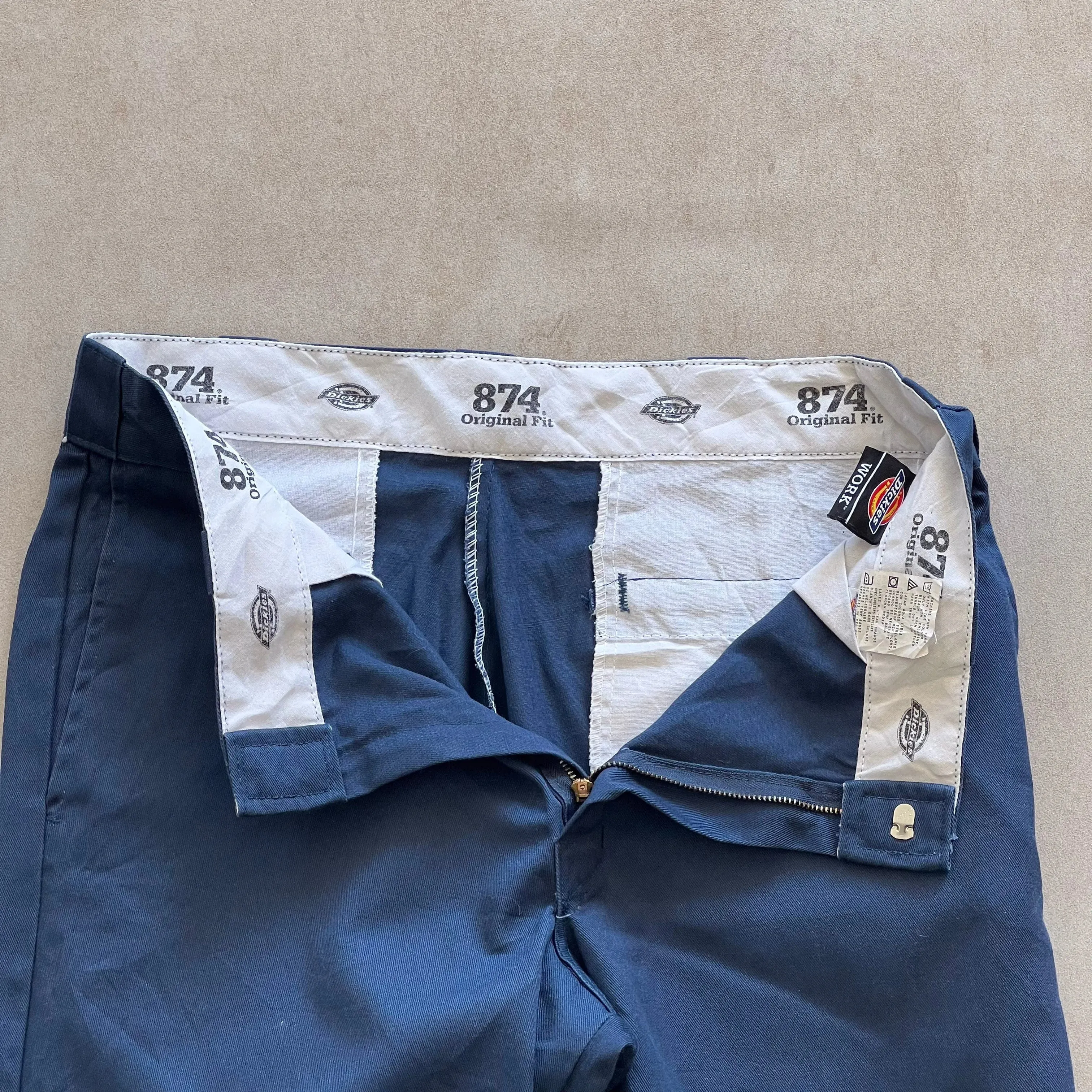 Dickies Navy 874 Original Trousers - 34in