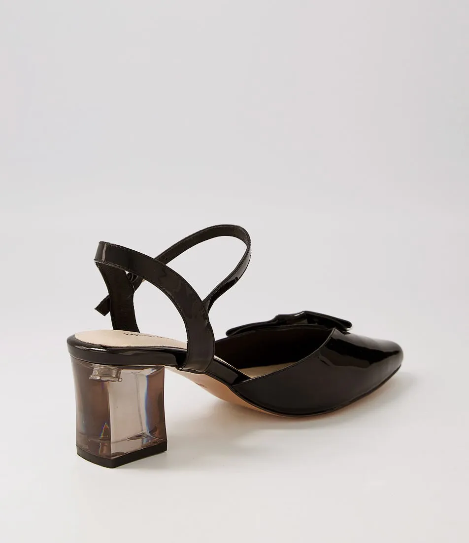 DJANGO & JULIETTE Hads Black Patent Leather Heels Bh