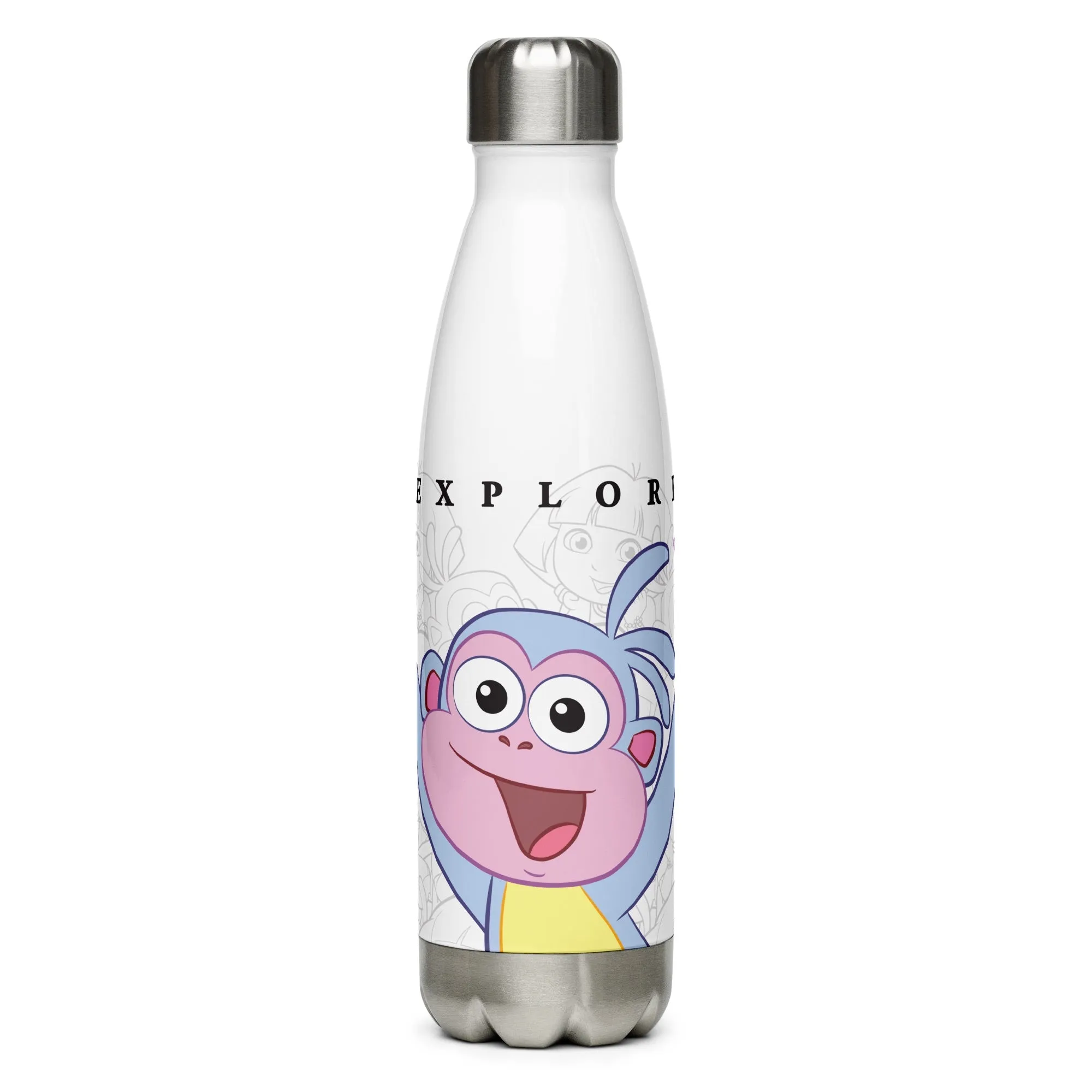 Dora the Explorer Boots Stainless Steel Water Bottle